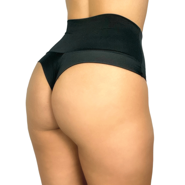 K125 - Cinta Modeladora Fio Dental Preto (Costas)