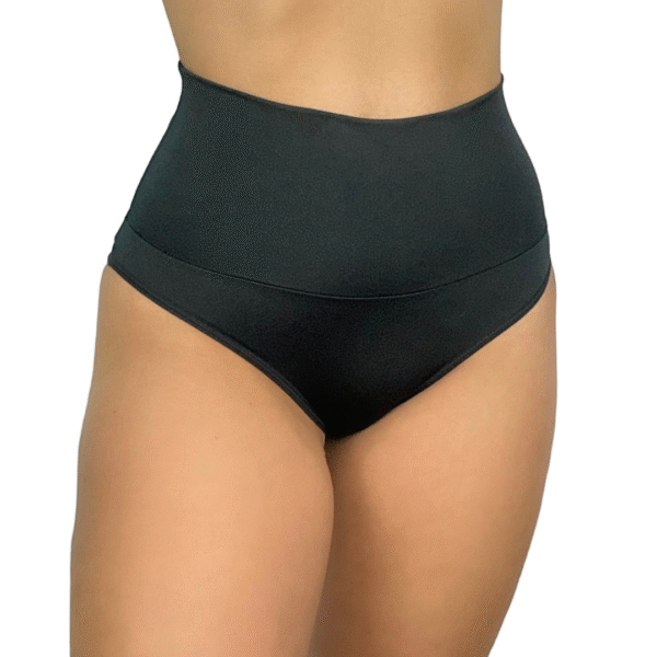 K125 - Cinta Modeladora Fio Dental Preto (Frente)