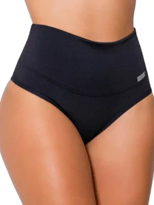 D109 - Calça Modeladora Preto (Frente)