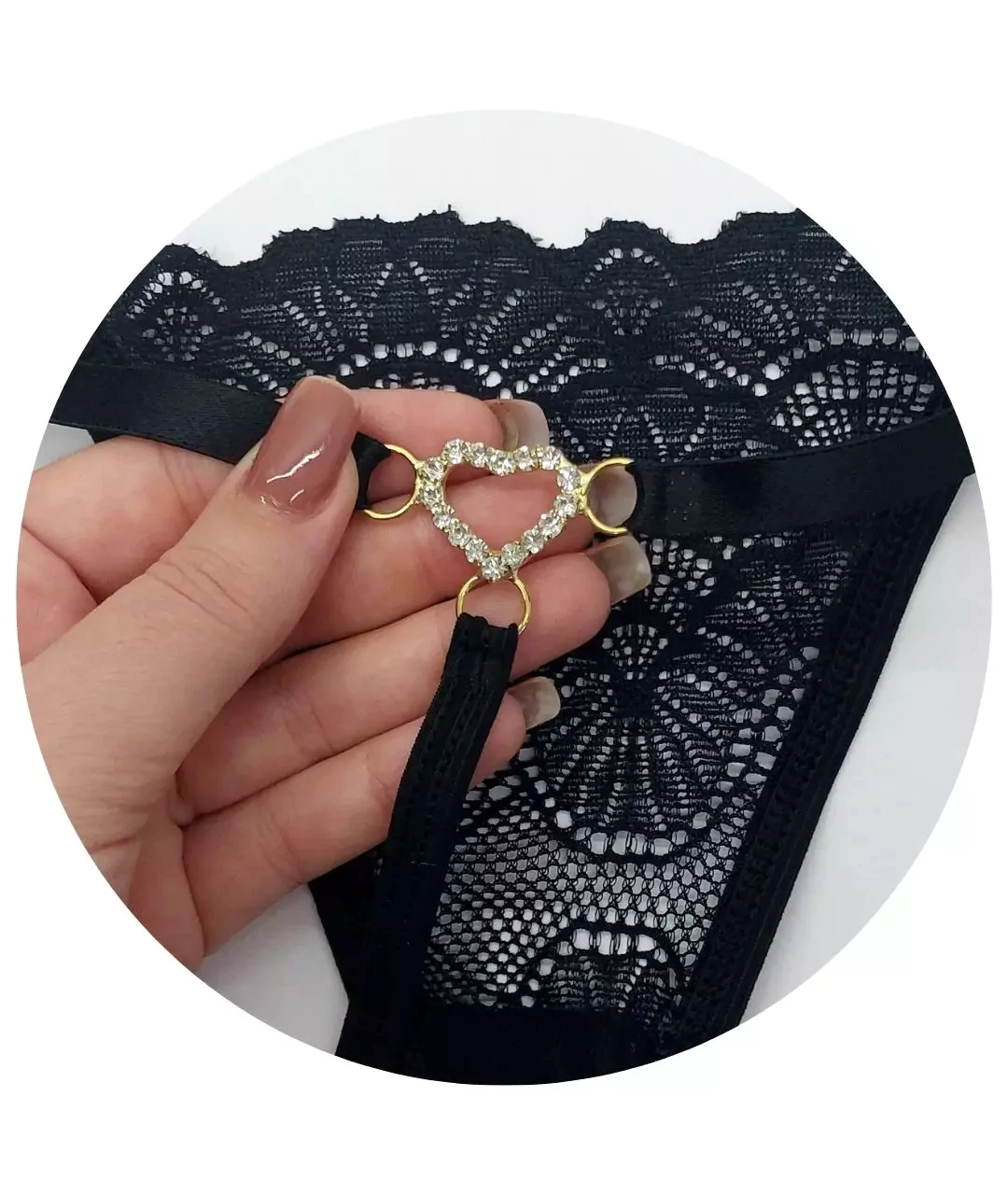 K151 - Tanga Pingente Coração 1