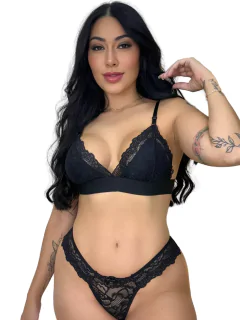 C136 Conjunto Letícia Preto (Frente)